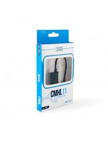 Cable MHL 11 Pines 3GO CMHL11 HDMI Macho - MicroUSB Macho/ Negro