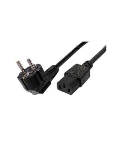 Cable Alimentación 3GO CPOWER/ CEE (7-7) Macho - C13 Hembra/ 2m/ Negro