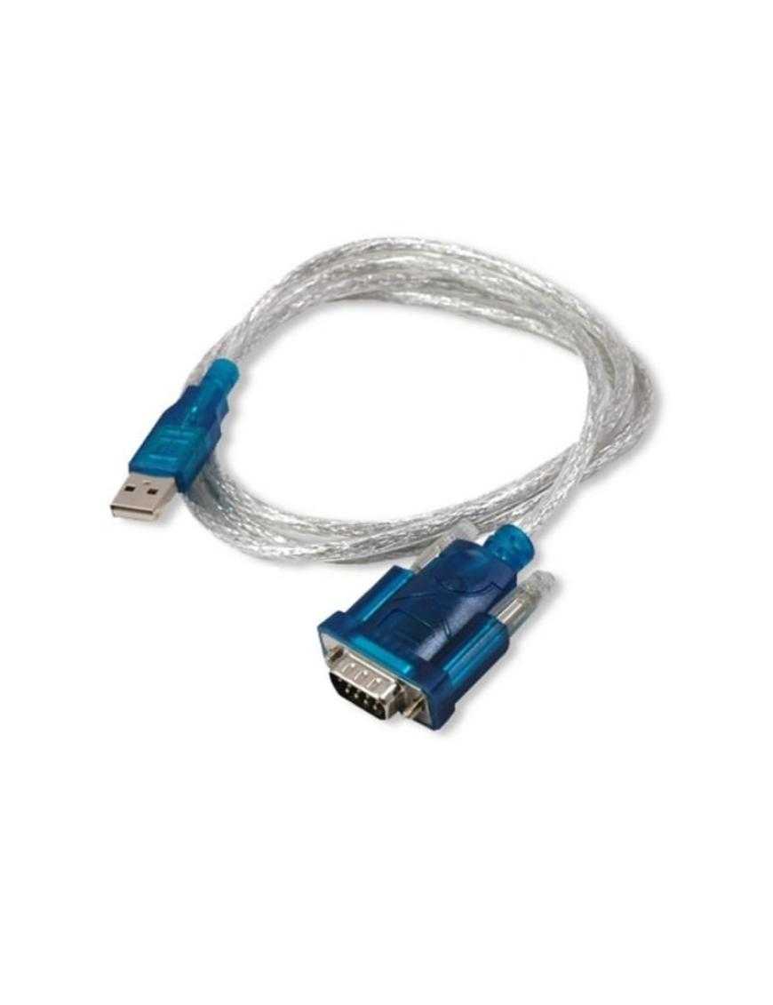 Cable USB 2.0 3GO C102/ USB Macho - DB9 Macho/ 50cm/ Negro