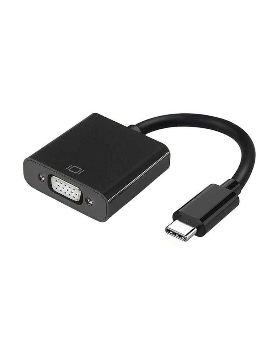 Cable Conversor USB Tipo-C Aisens A109-0347/ USB Tipo-C - VGA Hembra