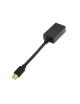 Cable Conversor Aisens A125-0137/ Mini DisplayPort Macho - HDMI Hembra/ 15cm/ Negro