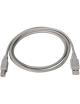 Cable USB 2.0 Impresora Aisens A101-0003/ USB Tipo-B Macho - USB Macho/ Hasta 2.5W/ 60Mbps/ 3m/ Beige