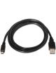 Cable USB 2.0 Aisens A101-0027/ USB Macho - MicroUSB Macho/ Hasta 2.5W/ 60Mbps/ 80cm/ Negro