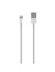 Cable Lightning Aisens A102-0542/ USB Macho - Lightning Macho/ Hasta 2.5W/ 60Mbps/ 50cm/ Blanco