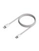 Cable USB 2.0 Tipo-C Lightning Aisens A102-0543/ USB Tipo-C Macho - Lightning Macho/ Hasta 2.5W/ 60Mbps/ 50cm/ Blanco