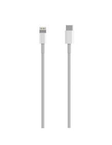 Cable USB 2.0 Tipo-C Lightning Aisens A102-0543/ USB Tipo-C Macho - Lightning Macho/ Hasta 2.5W/ 60Mbps/ 50cm/ Blanco