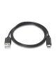 Cable USB 2.0 Tipo-C Aisens A107-0052/ USB Tipo-C Macho - USB Macho/ Hasta 9W/ 625Mbps/ 2m/ Negro