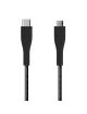 Cable USB 2.0 Aisens A107-0349/ USB Tipo-C Macho - MicroUSB Macho/ Hasta 15W/ 60Mbps/ 1m/ Negro