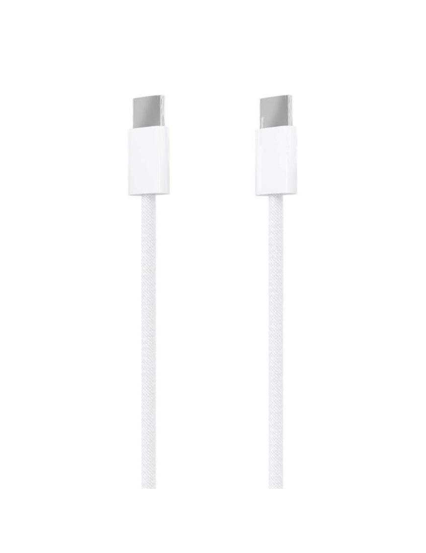 Cable USB 2.0 Tipo-C Aisens A107-0855/ USB Tipo-C Macho - USB Macho/ Hasta 60W/ 480Mbps/ 1m/ Blanco