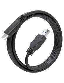 Cable USB 3.1 Tipo-C Aisens A107-0860/ USB Tipo-C Macho - USB Macho/ 10Gbps/ 2m/ Negro