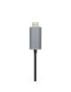 Cable Conversor Aisens A109-0392/ USB Tipo-C Macho - HDMI Macho/ Hasta 27W/ 1250Mbps/ 80cm/ Negro