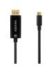 Cable Conversor Aisens A109-0688/ USB Tipo-C Macho - DisplayPort Macho/ Hasta 27W/ 1250Mbps/ 80cm/ Negro