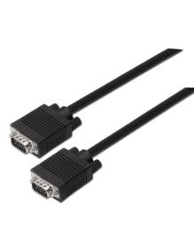 Cable SVGA Aisens A113-0068/ VGA Macho - VGA Macho/ Hasta 3W/ 10Mbps/ 1.8m/ Negro