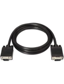 Cable SVGA Aisens A113-0068/ VGA Macho - VGA Macho/ Hasta 3W/ 10Mbps/ 1.8m/ Negro