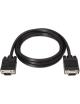 Cable SVGA Aisens A113-0068/ VGA Macho - VGA Macho/ Hasta 3W/ 10Mbps/ 1.8m/ Negro