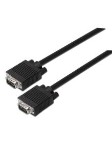 Cable SVGA Aisens A113-0069/ VGA Macho - VGA Macho/ Hasta 3W/ 10Mbps/ 3m/ Negro