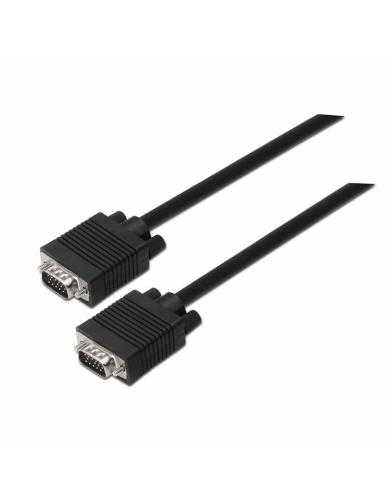 Cable SVGA Aisens A113-0070/ VGA Macho - VGA Macho/ Hasta 3W/ 10Mbps/ 5m/ Negro