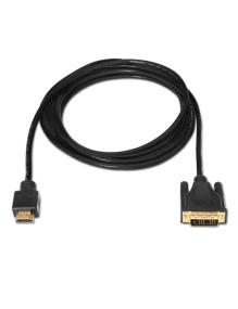 Cable HDMI Aisens A117-0090/ DVI Macho - HDMI Macho/ Hasta 10W/ 720Mbps/ 1.8m/ Negro