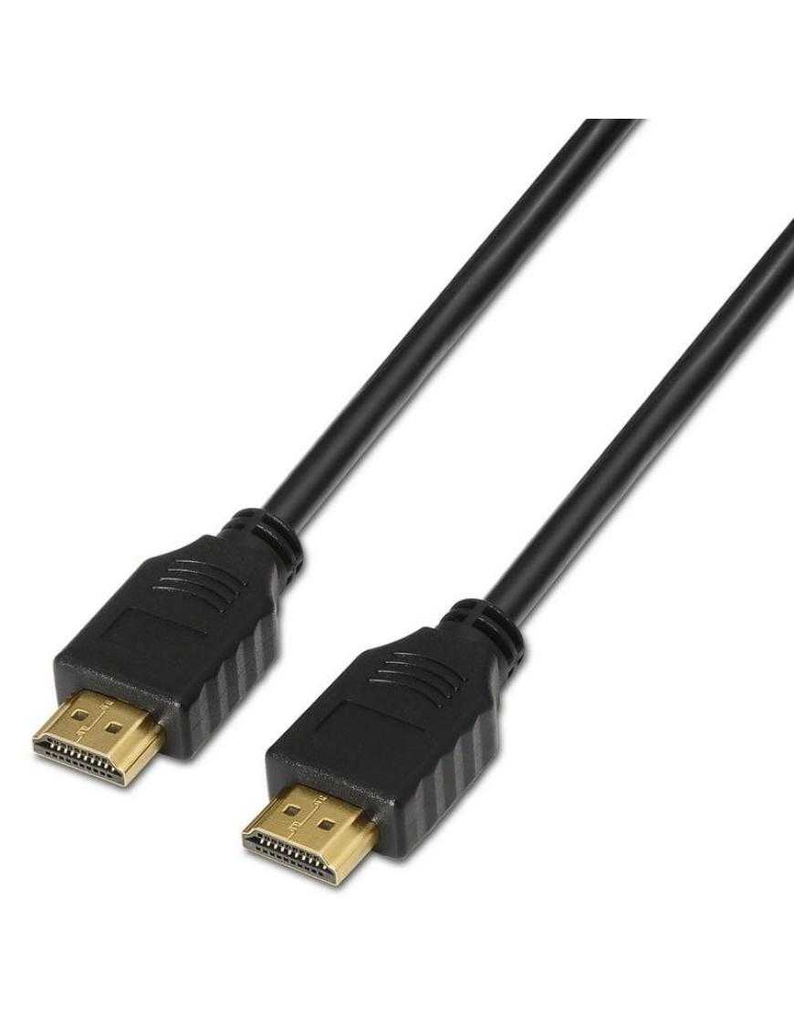 Cable HDMI 1.4 Aisens A119-0095/ HDMI Macho - HDMI Macho/ Hasta 10W/ 720Mbps/ 3m/ Negro