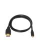 Cable Micro HDMI Aisens A119-0116/ HDMI Macho - Micro HDMI Macho/ Hasta 10W/ 720Mbps/ 80cm/ Negro