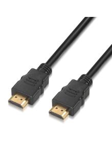 Cable HDMI 2.0 4K Aisens A120-0122/ HDMI Macho - HDMI Macho/ Hasta 10W/ 2250Mbps/ 3m/ Certificado/ Negro