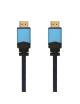 Cable HDMI 2.0 4K Aisens A120-0355/ HDMI Macho - HDMI Macho/ Hasta 10W/ 2250Mbps/ 50cm/ Negro y Azul