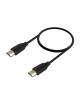 Cable HDMI 2.0 4K Aisens A120-0721/ HDMI Macho - HDMI Macho/ Hasta 10W/ 2250Mbps/ 50cm/ Negro