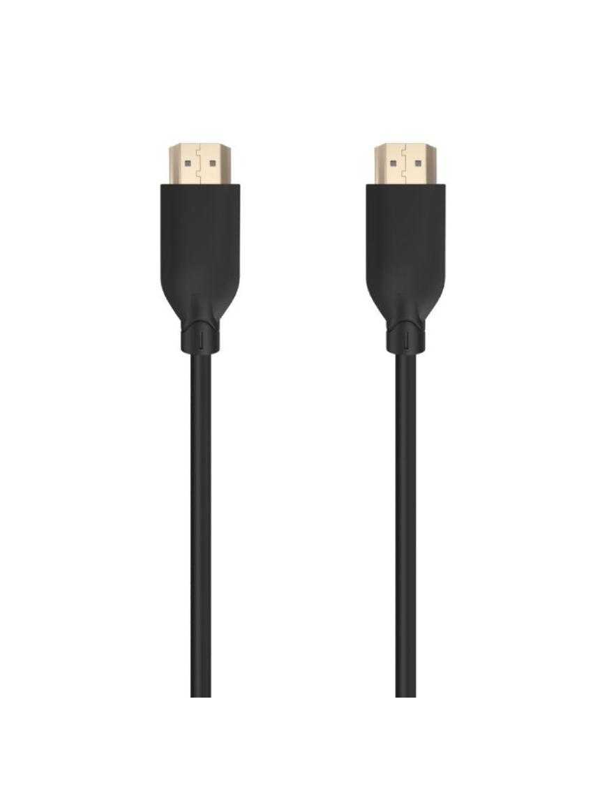 Cable HDMI 2.0 4K CCS Aisens A120-0728/ HDMI Macho - HDMI Macho/ Hasta 10W/ 2250Mbps/ 50cm/ Negro