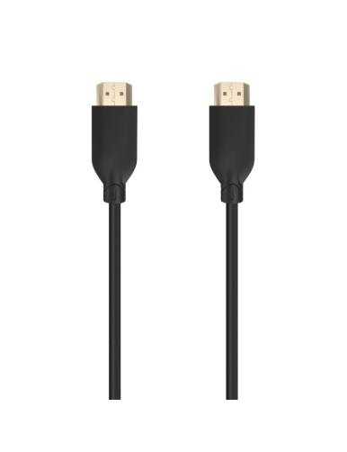 Cable HDMI 2.0 4K CCS Aisens A120-0728/ HDMI Macho - HDMI Macho/ Hasta 10W/ 2250Mbps/ 50cm/ Negro