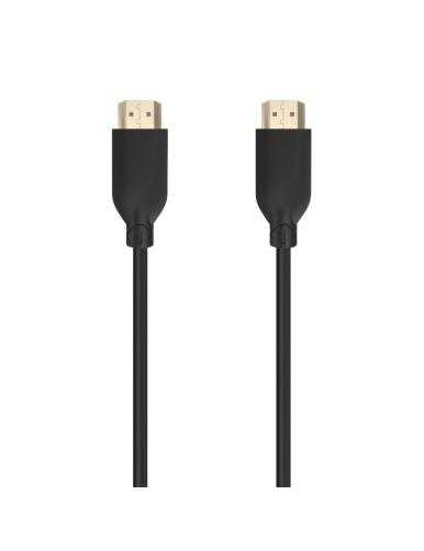 Cable HDMI 2.0 4K CCS Aisens A120-0729/ HDMI Macho - HDMI Macho/ Hasta 10W/ 2250Mbps/ 1m/ Negro