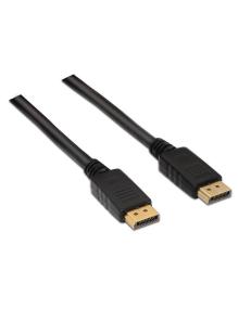 Cable DisplayPort 1.2 4K Aisens A124-0129/ DisplayPort Macho - DisplayPort Macho/ Hasta 5W/ 2300Mbps/ 2m/ Negro