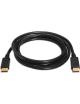 Cable DisplayPort 1.2 4K Aisens A124-0129/ DisplayPort Macho - DisplayPort Macho/ Hasta 5W/ 2300Mbps/ 2m/ Negro