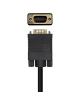 Cable Conversor Aisens A125-0462/ DisplayPort Macho - VGA Macho/ Hasta 5W/ 2300Mbps/ 3m/ Negro