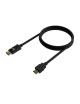 Cable Conversor Aisens A125-0550/ Displayport Macho - HDMI Macho/ Hasta 5W/ 2300Mbps/ 50cm/ Negro