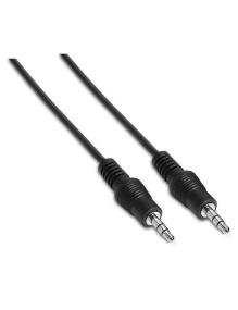 Cable Estéreo Aisens A128-0141/ Jack 3.5 Macho - Jack 3.5 Macho/ Hasta 0.1W/ 30cm/ Negro