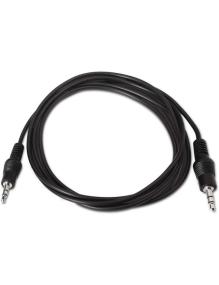 Cable Estéreo Aisens A128-0142/ Jack 3.5 Macho - Jack 3.5 Macho/ Hasta 0.1W/ 1.5m/ Negro