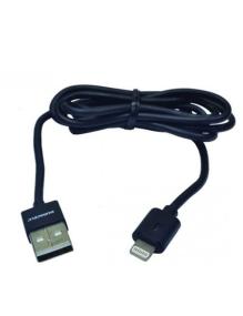Cable USB Lightning Duracell USB5012A/ USB Macho - Lightning Macho/ 1m/ Negro