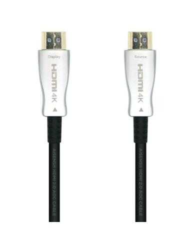 Cable HDMI 2.0 AOC 4K Aisens A148-0380/ HDMI Macho - HDMI Macho/ 50m/ Negro