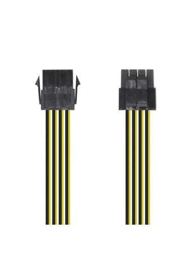 Cable de Alimentación Microprocesador Aisens A131-0419/ Molex -4+4 PIN Macho - Molex 8 PIN Hembra/ 30cm