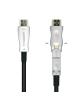 Cable HDMI 2.0 AOC 4K Desmontable Aisens A148-0512/ HDMI Macho / D Macho - HDMI Macho/ 30m/ Negro