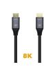 Cable HDMI 2.1 8K Aisens A150-0428/ HDMI Macho - HDMI Macho/ 2m/ Gris Negro