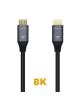 Cable HDMI 2.1 8K Aisens A150-0429/ HDMI Macho - HDMI Macho/ 3m/ Gris Negro