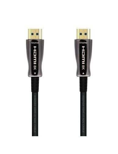 Cable HDMI 2.1 AOC 8K Aisens A153-0518/ HDMI Macho - HDMI Macho/ 25m/ Negro