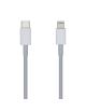 Cable Lightning Aisens A102-0441/ Lightning Macho - USB Tipo-C Macho/ 20cm/ Blanco