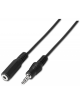 Cable Estéreo Nanocable 10.24.0201/ Jack 3.5 Macho - Jack 3.5 Hembra/ 1.5m