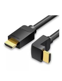 Cable HDMI 2.0 4K Acodado 90º Vention AARBH/ HDMI Macho - HDMI Macho/ 2m/ Negro