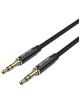 Cable Estéreo Vention BAWBF/ Jack 3.5 Macho - Jack 3.5 Macho/ 1m/ Negro