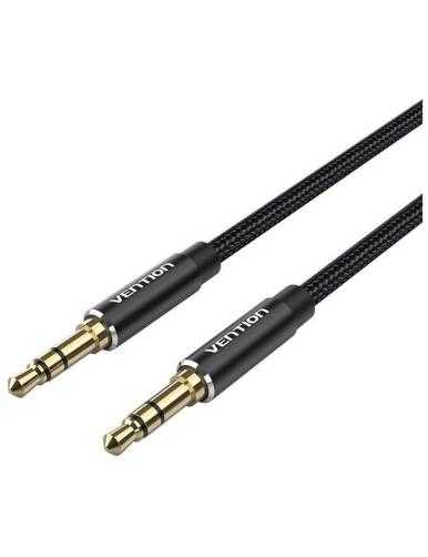 Cable Estéreo Vention BAWBJ/ Jack 3.5 Macho - Jack 3.5 Macho/ 5m/ Negro