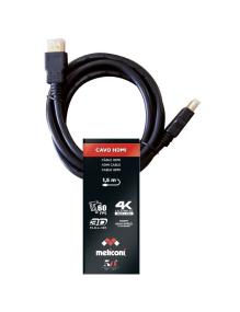 Cable HDMI 4K Meliconi 497002/ HDMI Macho - HDMI Macho/ 1.5m/ Negro