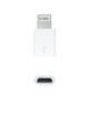 Adaptador Micro USB 2.0 Lightning Nanocable 10.10.4100/ Micro USB Hembra - Lightning Macho/ Blanco